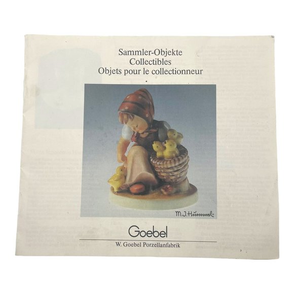 Vintage Goebel Hummel Sammler  Objekte Collectibles 1983 Catalog German English - Picture 1 of 5